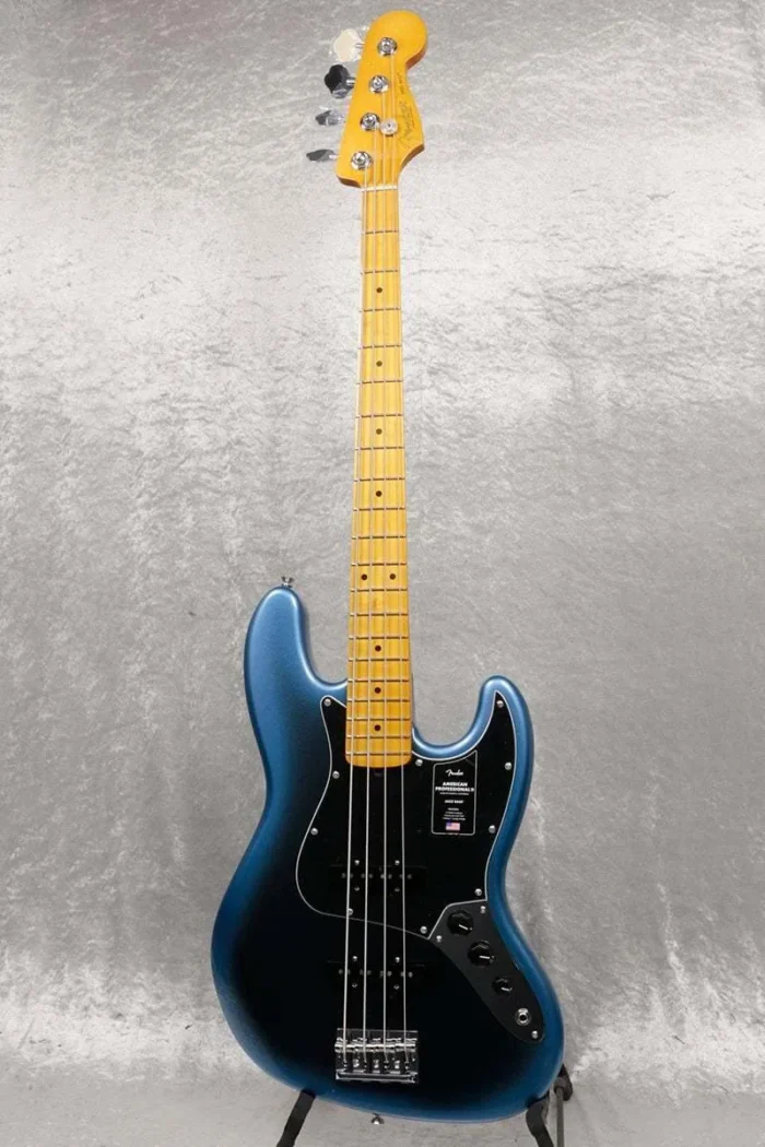 Fender American Professional II Jazz Bass, Maple Fingerboard (Dark Night) - Image 3