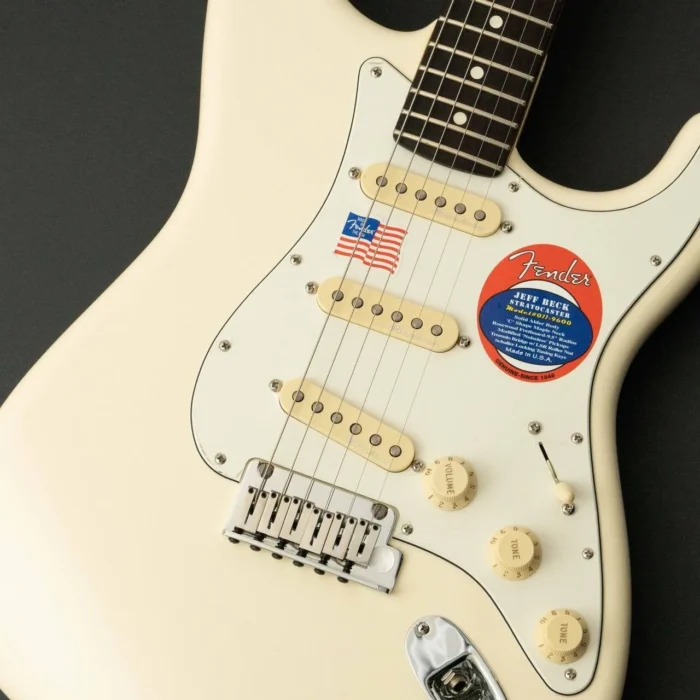 Fender Jeff Beck Stratocaster (Olympic White) - Image 2