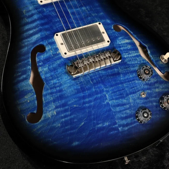 PRS 2025 Hollowbody II Piezo (Faded Blue Jean Wraparound Smokeburst) - Image 12