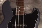 Fender FSR Collection Hybrid II Jazz Bass (Charcoal Frost Metallic) with Matching Head - Image 11