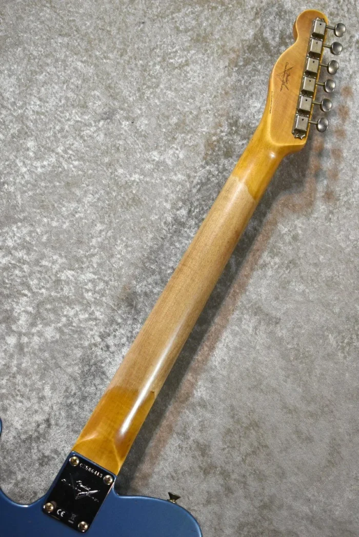 Fender Custom Shop 1961 Telecaster Heavy Relic Aged (Lake Placid Blue) CZ586413  [jet black FB] - Image 7