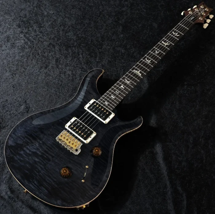 PRS 2025 Custom 24-10-Top Pattern Thin Neck (Gray Black) - Image 1