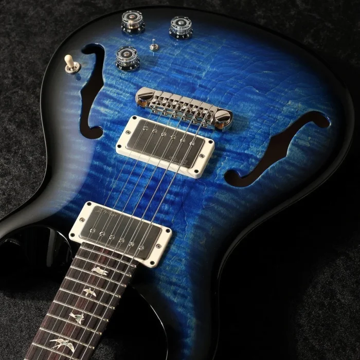 PRS 2025 Hollowbody II Piezo (Faded Blue Jean Wraparound Smokeburst) - Image 11
