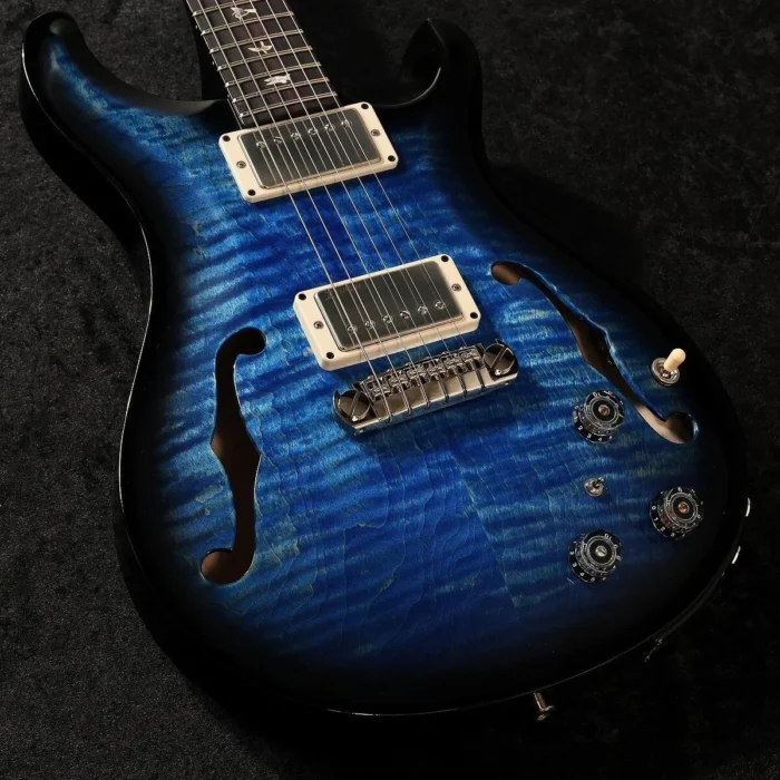 PRS 2025 Hollowbody II Piezo (Faded Blue Jean Wraparound Smokeburst) - Image 10