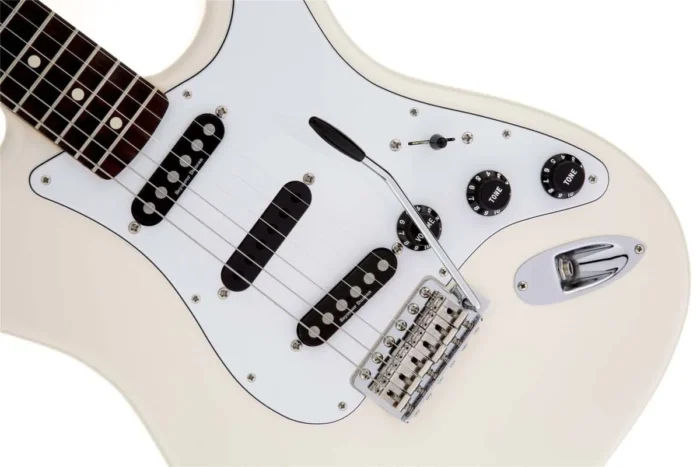 Fender Ritchie Blackmore Stratocaster Scalloped Rose Wood fretboard (Olympic White) - Image 10