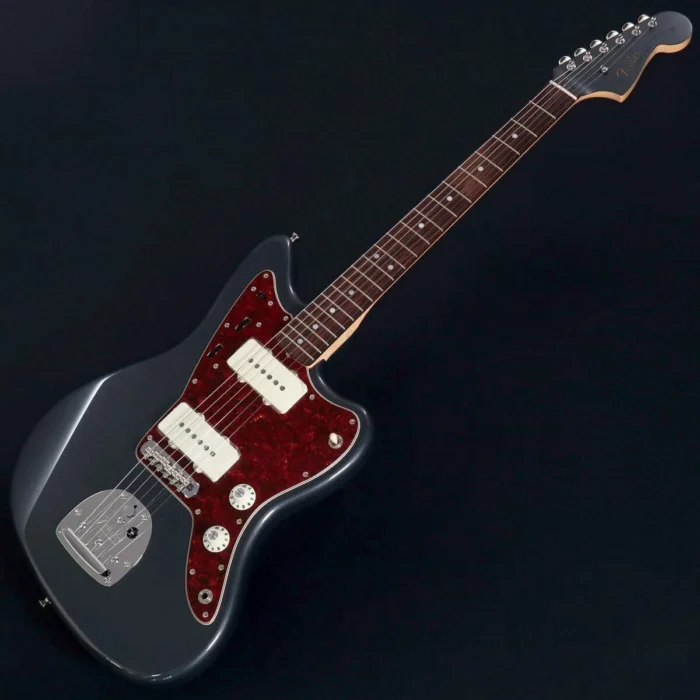 Fender ISHIBASHI FSR MIJ Traditional 60S Jazzmaster Alder with Matching Head (Charcoal Frost Metallic) - Image 4