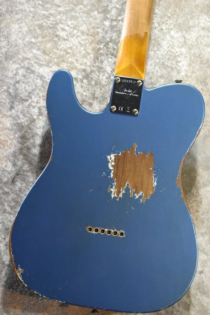 Fender Custom Shop 1961 Telecaster Heavy Relic Aged (Lake Placid Blue) CZ586413  [jet black FB] - Image 6