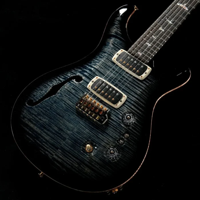 PRS 2025 - 40th Anniversary Custom 24-08 Semi-Hollow Limited Edition (Faded Whale Blue Smokeburst) - Image 2