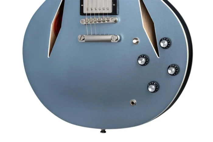 Epiphone Inspired by Gibson Custom Dave Grohl ES-335 (Pelham Blue) - Image 8