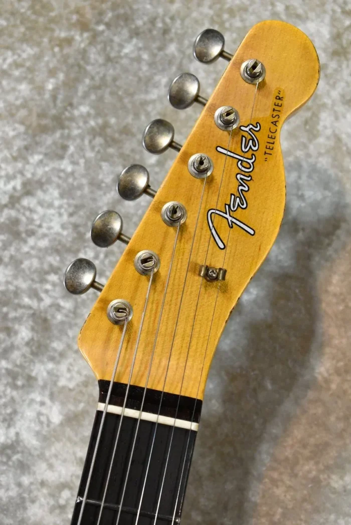 Fender Custom Shop 1961 Telecaster Heavy Relic Aged (Lake Placid Blue) CZ586413  [jet black FB] - Image 5