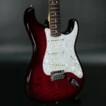 Fender MIJ  Ishubashi FSR Hybrid II Strat Rosewood (Transparent Red Burst) - Image 2