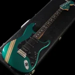 Fender Custom Shop Custom Built 1969 Stratocaster "Competition Stripe" NOS (British Racing Green) - Image 3