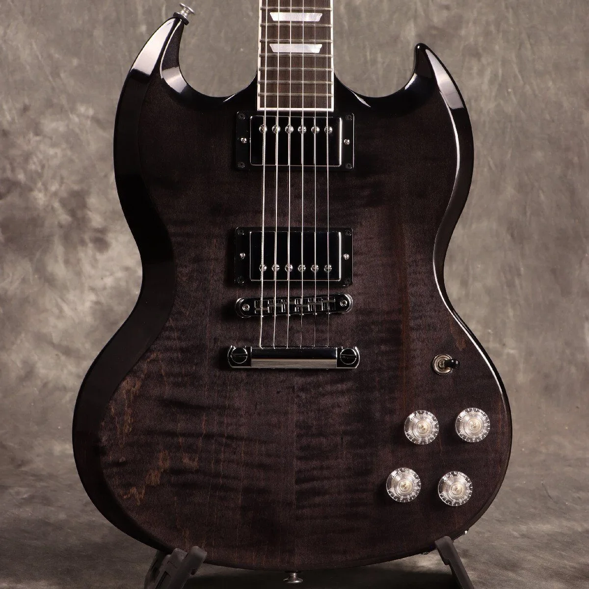 38484308e8576de6e2fb3a2fa68ebe0b79d8f5 Gibson SG Modern (Trans Black Fade) - Image 1