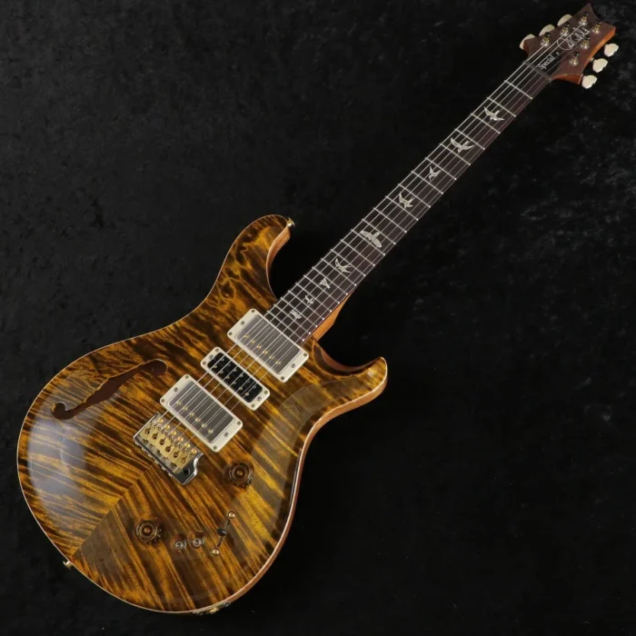 PRS 2024 Special Semi-Hollow 10-Top with Pattern Neck (Yellow Tiger) [Weight: 3.08kg] - Image 4