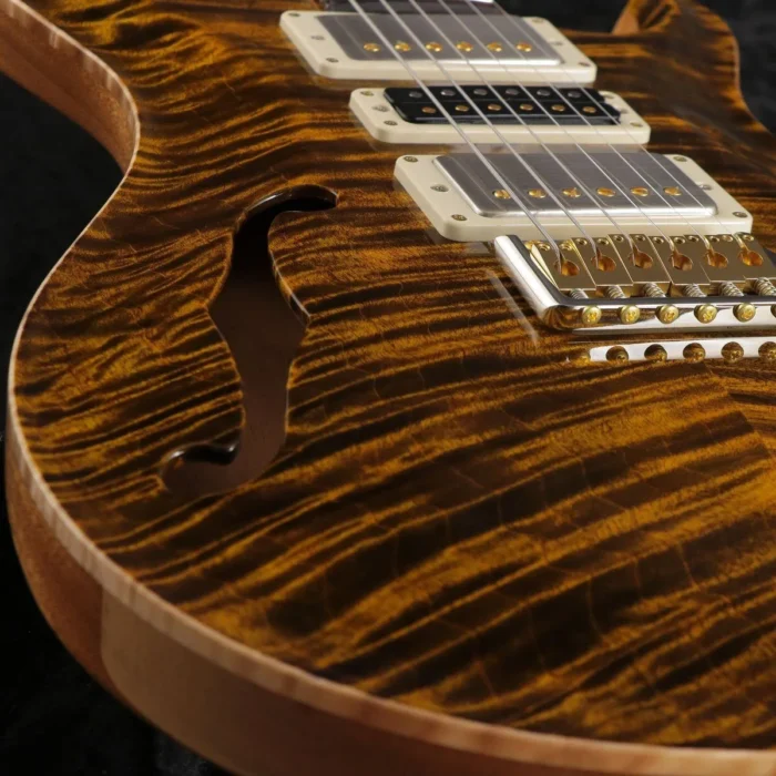 PRS 2024 Special Semi-Hollow 10-Top with Pattern Neck (Yellow Tiger) [Weight: 3.08kg] - Image 10