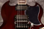 Gibson Exclusive SG Standard 61 Maestro Vibrola with T-Type Pickup (Aged Cherry) - Image 12
