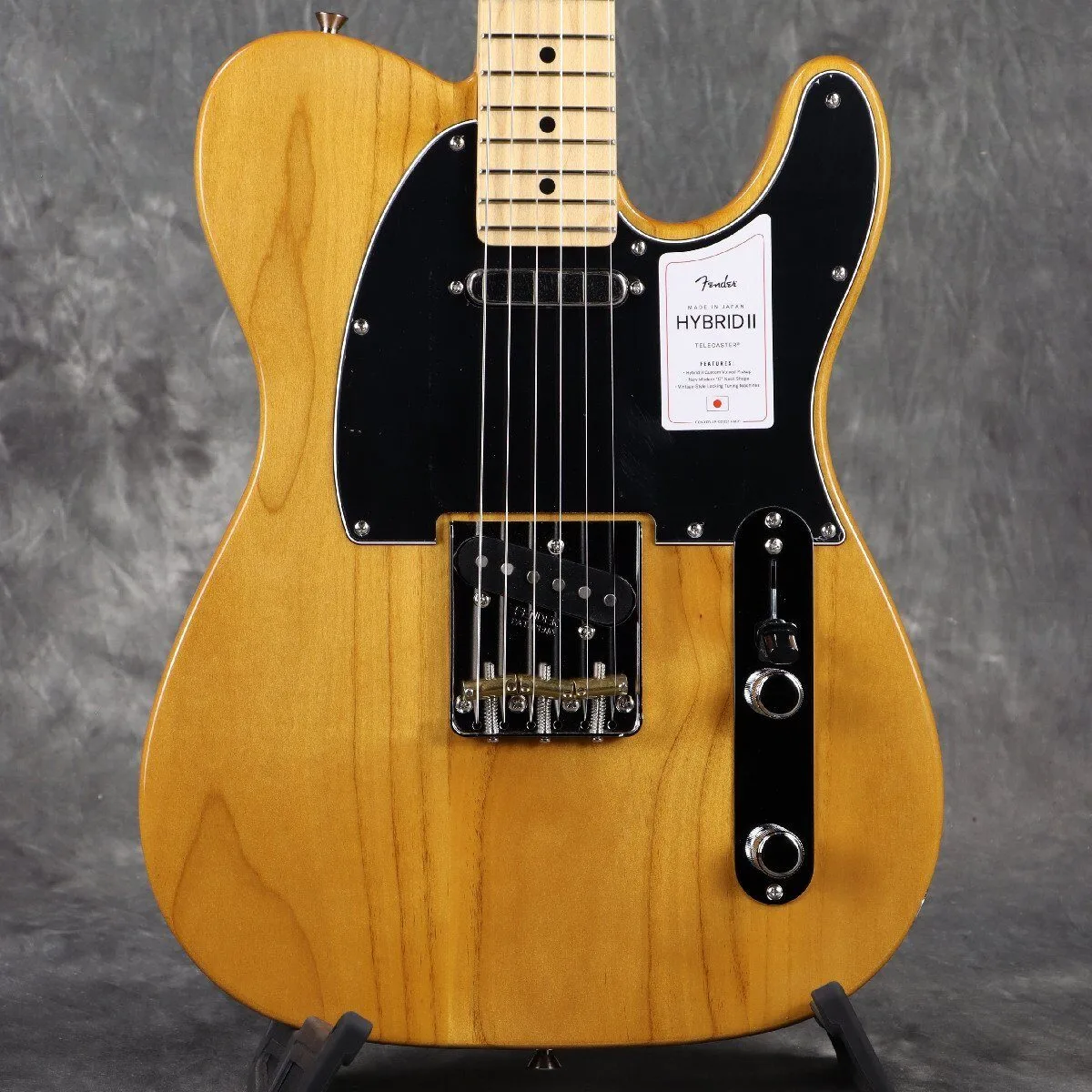 4c3e78a857fc589423e16825d3570b5508eadf Fender Made In Japan Hybrid II Telecaster with Maple FB(Vintage Natural finish) - Image 1