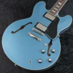 Gibson Exclusive Model ES-335 60s Block (Pelham Blue) Gibson Semi-Acoustic Guitar