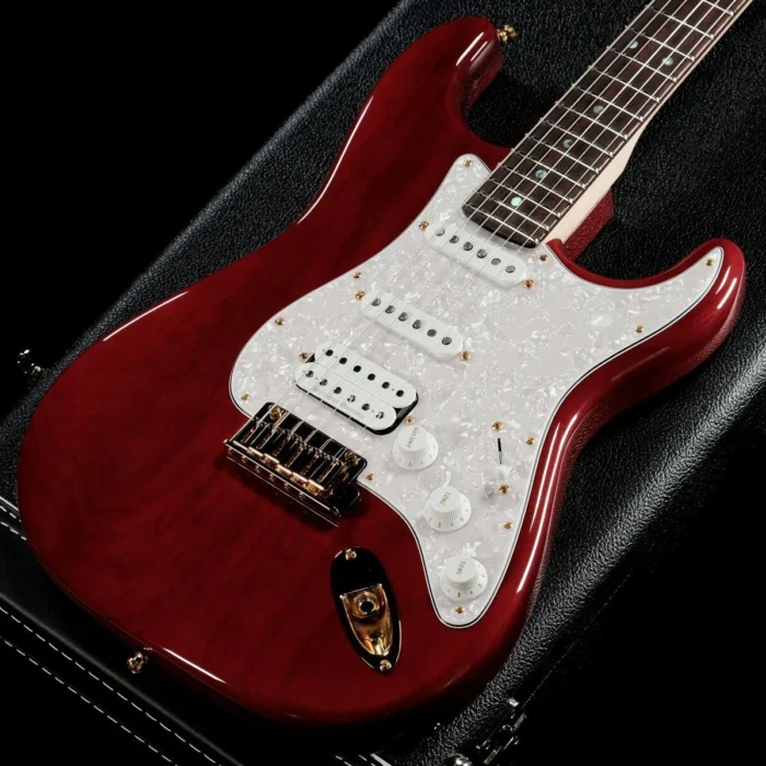 Fender Custom Shop Custom Built Stratocaster HSS NOS (Bing Cherry Transparent) "Special Order Model" - Image 5