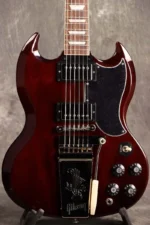 Gibson Exclusive SG Standard 61 Maestro Vibrola with T-Type Pickup (Aged Cherry) - Image 6