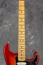 Fender American Ultra Luxe Stratocaster with Maple FB (Plasma Red Burst) - Image 10