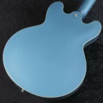 Gibson Exclusive Model ES-335 60s Block (Pelham Blue) Gibson Semi-Acoustic Guitar - Image 3