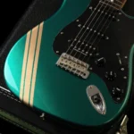 Fender Custom Shop Custom Built 1969 Stratocaster "Competition Stripe" NOS (British Racing Green) - Image 10