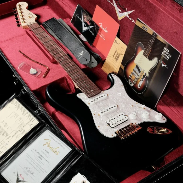 Fender Custom Shop Custom Built Custom Stratocaster HSS NOS (Black Pearl) “Special Order Model” - Image 1
