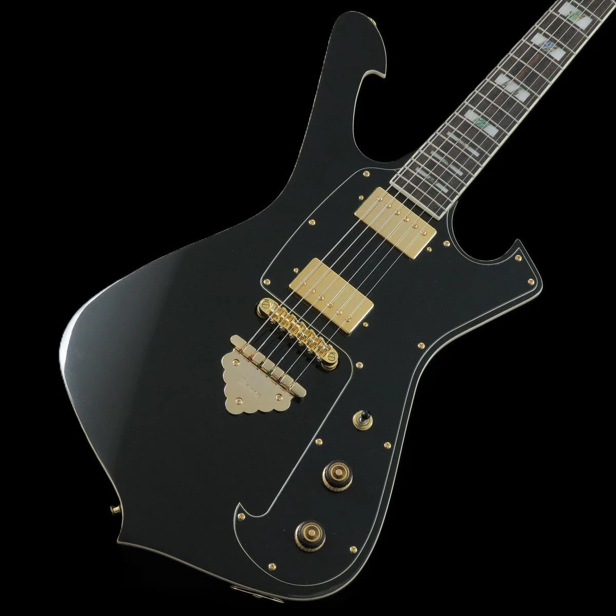 e8520d0d0d47cdb93e396b42056ce12d8074d2 Ibanez Paul Gilbert Signature Model FRM350-BK (Black) - Image 1
