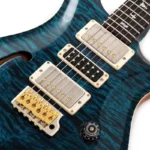 PRS Ikebe 50th Anniversary Wood Library Special Semi-Hollow (Teal) SN.0401649 - Image 5