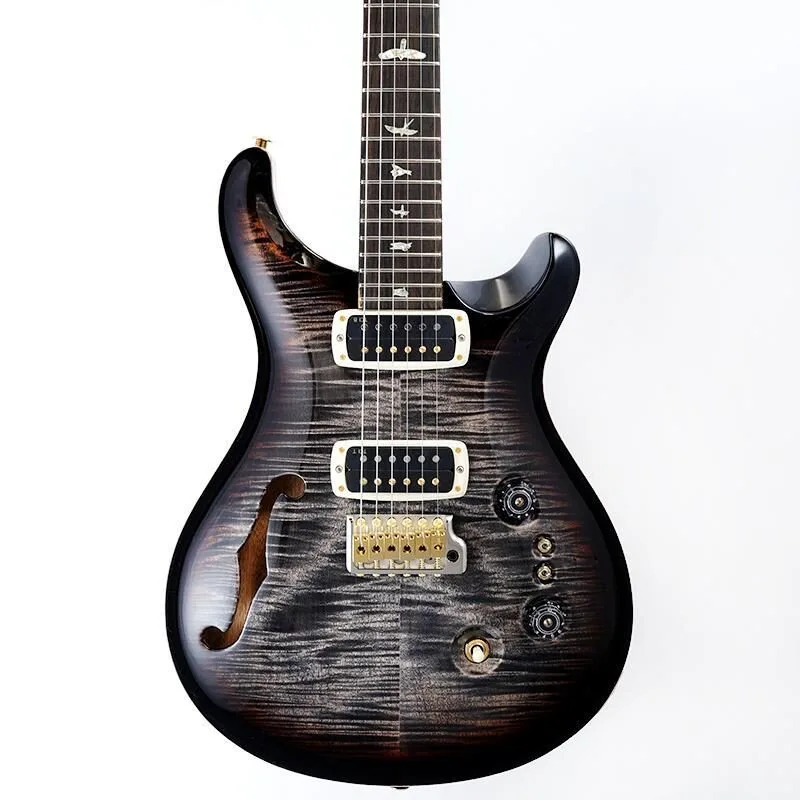 acff8474621320616f7580e3c0da8312220458 PRS 40th Anniversary Custom 24-08 Semi-Hollow Limited Edition (Charcoal Tri-Color Burst) - Image 1