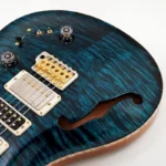PRS Ikebe 50th Anniversary Wood Library Special Semi-Hollow (Teal) SN.0401649 - Image 11